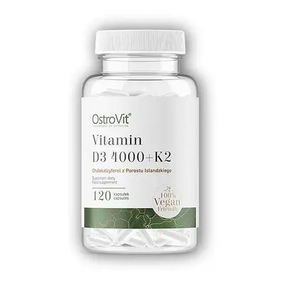 Ostrovit Vitamin D3 4000 IU + K2 vege 120 kapslí