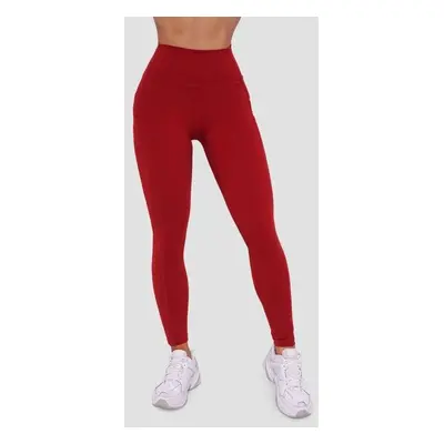 GymBeam Dámské legíny Ignite Dark Red