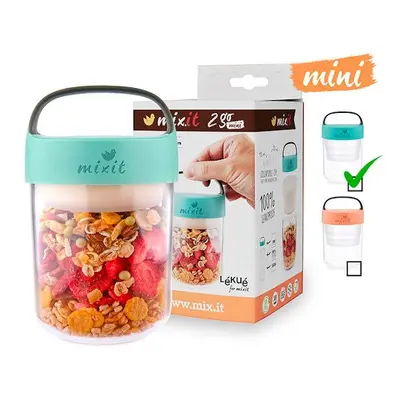 Mixit 2go mini - svačinový box mintový 400ml