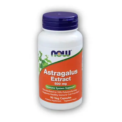 NOW Foods Astragalus Extrakt (Kozinec) 500mg 90 kapslí