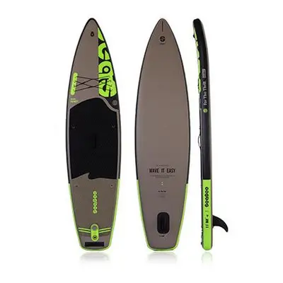 Kubisport Paddleboard 335x81x15 cm s příslušenstvím šedočerný