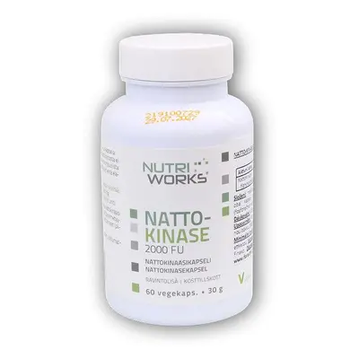 Nutri Works Nattokinase 2000 FU 60 kapslí