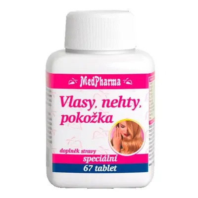 MedPharma Vlasy, kůže, nehty 67 tablet