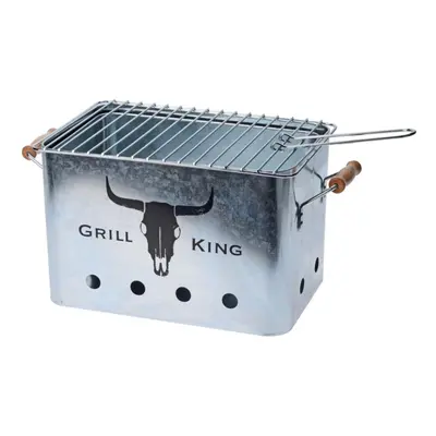 Progarden Gril přenosný piknikový GRILL KING stříbrná