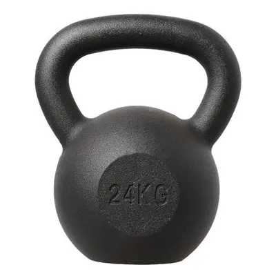 HMS Litinový kettlebell KZG24 24 kg, černý