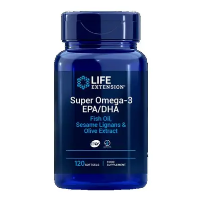 Life Extension Super Omega-3 EPA/DHA with Sesame Lignans Olive Extract 120 Tobolek