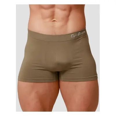 GymBeam Men’s Seamless Boxers 2Pack Army