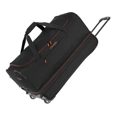 Travelite Basics Wheeled duffle L Black/orange taška