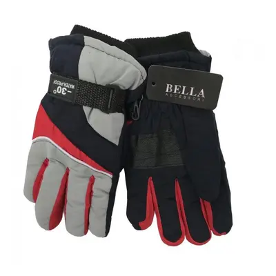 Dětské zimní rukavice Bella Accessori 9011S-6 šedá