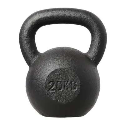 HMS Litinový kettlebell KZG20 20 kg, černý