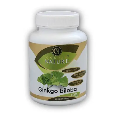 Golden Natur Ginkgo biloba extrakt 50:1 60mg 100 kapslí