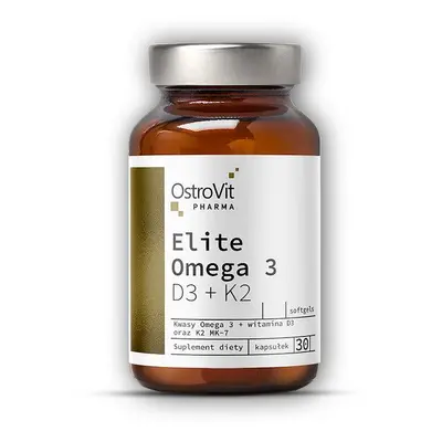 Ostrovit Pharma elite Omega 3 D3 + K2 30 kapslí