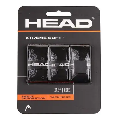 Head XtremeSoft 3 overgrip omotávka tl. 0,5 mm černá