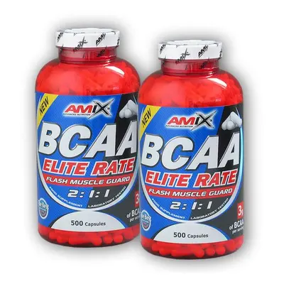 Amix 2x BCAA Elite Rate 500 kapslí