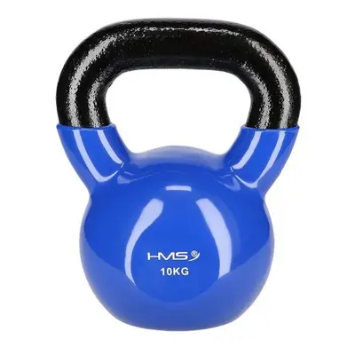 HMS Kettlebell pokrytý vinylem KN 10 kg, modrý