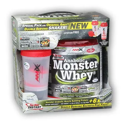 Amix Anabolic Monster Whey 2200g + Monster Shaker