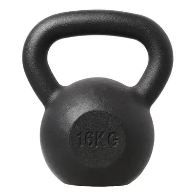 HMS Litinový kettlebell KZG16 16 kg, černý