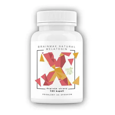 BrainMax Natural Melatonin 120 kapslí