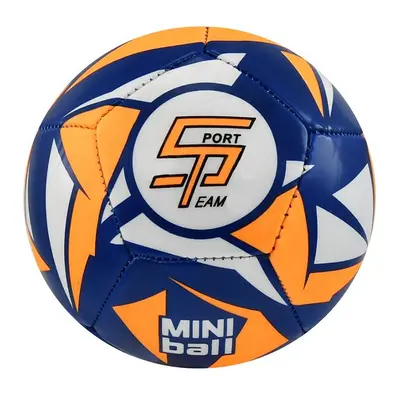 SPORTTEAM Fotbalový míč miniball modro-neon.oranžový