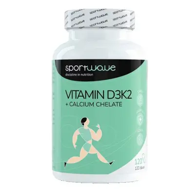 Sport Wave Vitamin D3K2 + Calcium chelate 120 kapslí