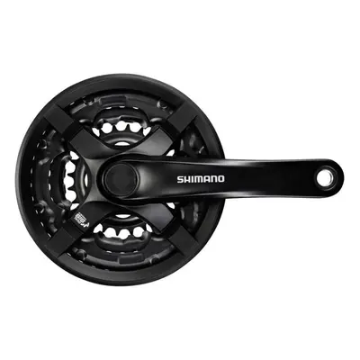 Shimano kliky Tourney FC-TY501-L 175mm 42-34-24 zubů, černé s krytem