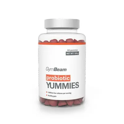 GymBeam Probiotika Yummies 60 kaps. POUZE třešeň (VÝPRODEJ)