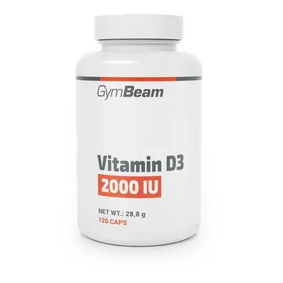 GymBeam Vitamín D3 2000 IU 120 kaps.