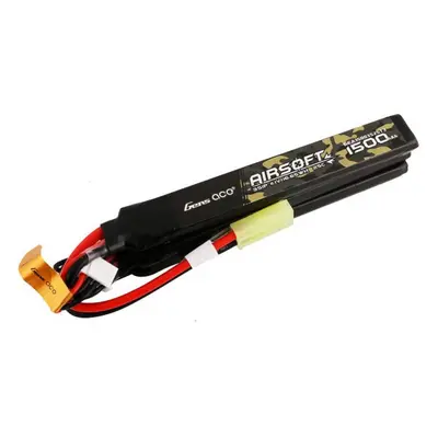 Gens Ace 25C 1500mAh 3S1P 11.1V Nunchuck 3X Airsoft Gun Lipo baterie s mini Tamiya konektorem