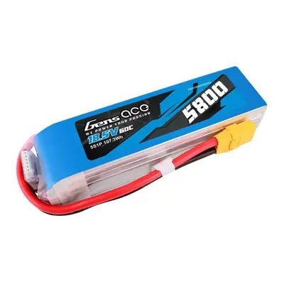 Gens Ace 5800mAh 60C 18,5V 5S1P Lipo Battery Pack s konektorem XT90