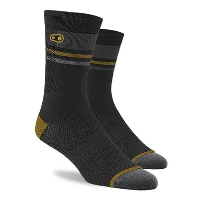 Crankbrothers Icon MTB Sock Black/Gold/Grey