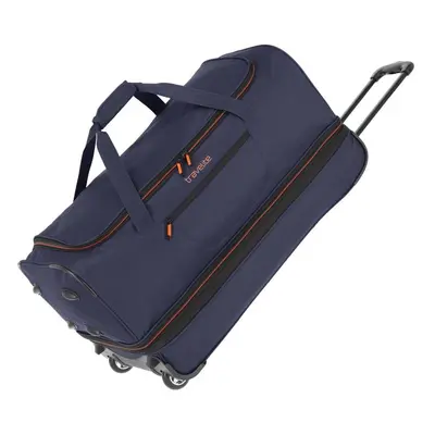 Travelite Basics Wheeled duffle L Navy/orange taška