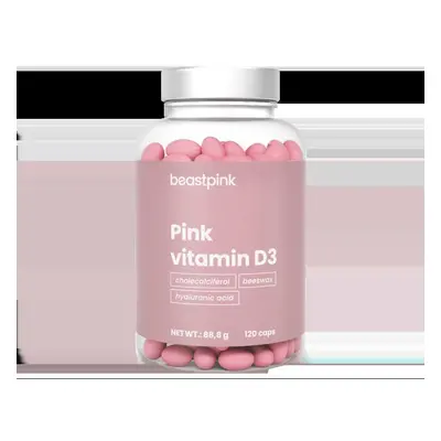 BeastPink Pink Vitamín D3 120 kaps.