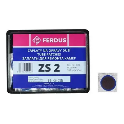 Ferdus ZS-2 Průměr 25mm BOX 100KS záplaty