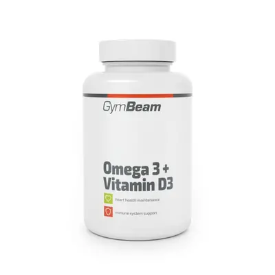 GymBeam Omega 3Vitamín D3 90 kaps. (VÝPRODEJ)