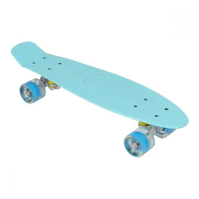 Pennyboard Enero 56 cm s LED kolečky Blue King