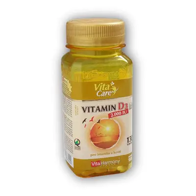 VitaHarmony Vitamín D3 2000 IU 50mcg 130 tobolek