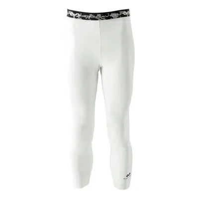 McDavid Compression 3/4 Tight With Dual Layer Knee Support White POUZE L - bílá (VÝPRODEJ)