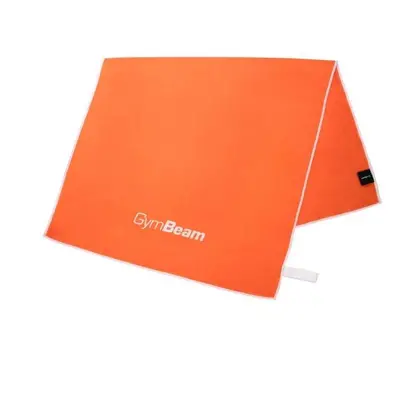 GymBeam Sportovní rychleschnoucí ručník Orange/White