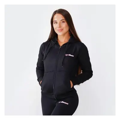 GymBeam Dámská mikina Zipper Hoodie Black