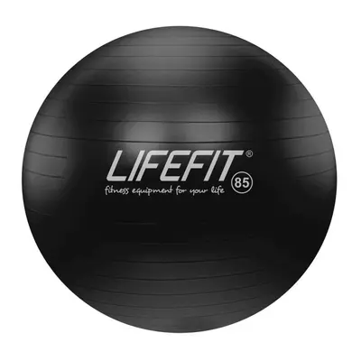 Lifefit Gymnastický míč Anti-burst 85 cm černý