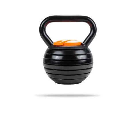 GymBeam Nastavitelný kettlebell 3,4–18 kg POUZE černá (VÝPRODEJ)