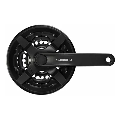 Shimano kliky Tourney FC-TY301-L 175mm 48-38-28 zubů, černé s krytem