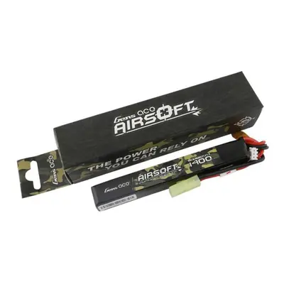 Gens Ace 25C 1400mAh 2S1P 7,4V Airsoft Gun Lipo baterie s mini Tamiya konektorem