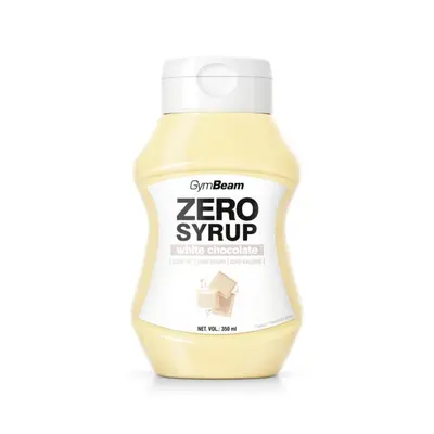 GymBeam ZERO SIRUP bílá čokoláda 6 x 350 ml