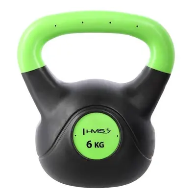 HMS Kompozitový kettlebell KPC06 Vin-Bell 6 kg zelený