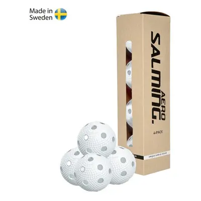 Salming Aero Ball White 4-pack (VÝPRODEJ)