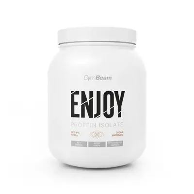 GymBeam ENJOY Protein Isolate 1000 g POUZE cocoa brownies (VÝPRODEJ)