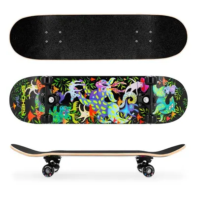 Spokey OLLIE Skateboard 7.75", se svítícími prvky ve tmě