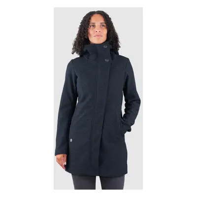 Woox Warley Midnight Navy woolshellová parka