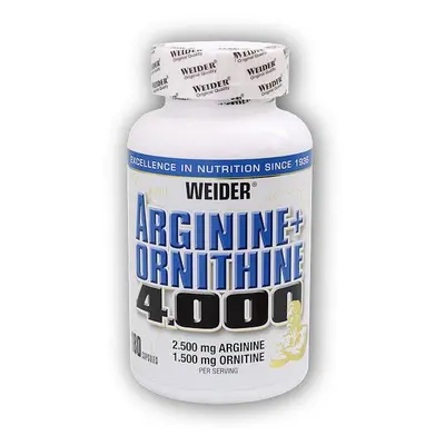 Weider Arginine + Ornithine 4000 180 kapslí